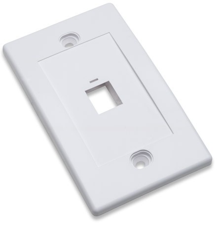 PLACA DE PARED XCASE PARA 1 CONECTOR RJ45