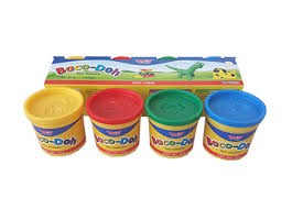 PLASTILINA BACO MOLDEABLE FAJILLA C/4 COLORES