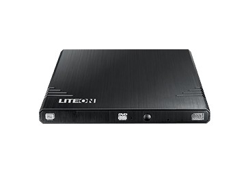 QUEMADOR DE DVD LITE ON EXTERNO 8X SPEED SLIM NEGRO, 2.0