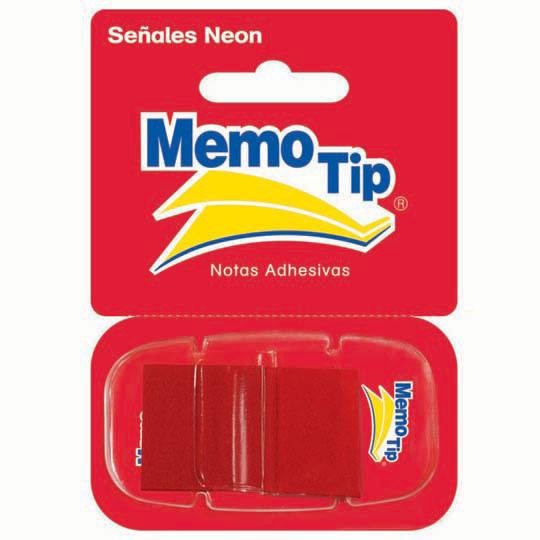 BANDERITAS JANEL MEMO TIP COLOR ROJO