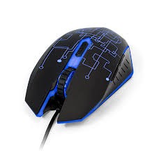 RATON GAMER VORAGO MO-501, OPTICO, ALAMBRICO, USB, 3200 DPI, NEGRO