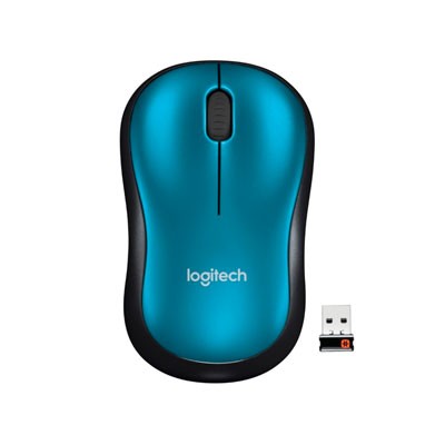 RATON LOGITECH M185, INALAMBRICO, USB, AZUL 910-003636
