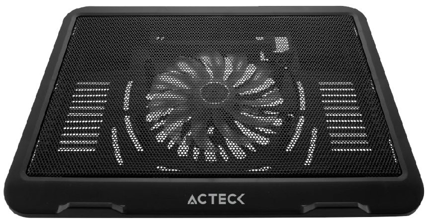 BASE ENFRIADORA ACTECK ENTRY 700 PARA LAPTOP HASTA 15'', 1 VENTILADOR, 800-1000RPM, NEGRO, AC-929080