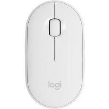 RATON LOGITECH M350 PEBBLE, INALAMBRICO, BLUETOOTH, BLANCO, 910-005770