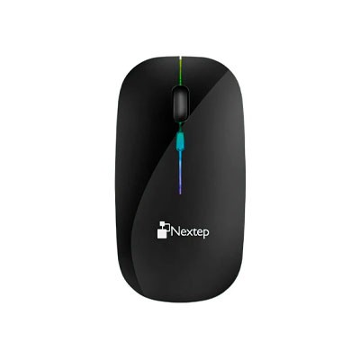 RATON NEXTEP NE-412N, INALAMBRICO, USB, RGB, NEGRO