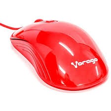 RATON VORAGO MO-102, ALAMBRICO, USB, ROJO, AC-415873-2