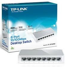 SWITCH TP-LINK FAST ETHERNET TL-SF1008D, 10/100MBPS, 1.6GBIT/S, 8 PUERTOS, 1000 ENTRADAS