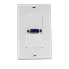 TAPA 2 X 4 " DE 1 PUERTO BLANCO SVGA HEMBRA 045687