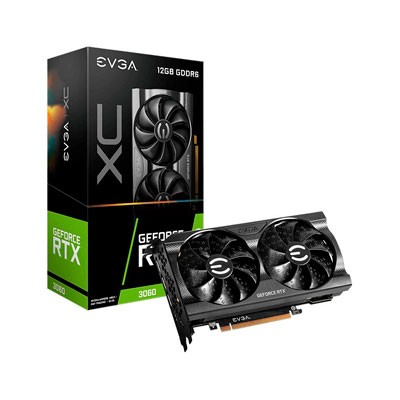 TARJETA DE VIDEO EVGA NVIDIA GEFORCE RTX 3060 XC GAMING, 12GB GDDR6, HDMI, DISPLAY PORT, PCIE 4.0, HDMI, DISPLAYPORT, 12G-P5-36