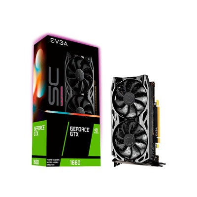TARJETA DE VIDEO EVGA NVIDIA GTX 1660 SC ULTRA GAMING, 6GB GDDR5, HDMI, DISPLAY PORT, PCIE 3.0, 06G-P4-1067-KR, GTX1660