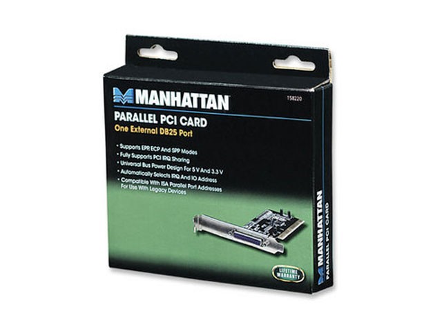 TARJETA MANHATTAN PARALELA PCI DB25 Q PTO 158220