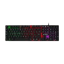 TECLADO ACTECK X100 AUREAN X LED MULTICOLOR, ALAMBRICO, USB, NEGRO, AC-929615
