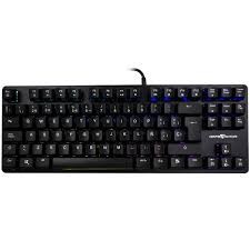 TECLADO GAMER GAME FACTOR KBG500-RD RGB,  MECÁNICO, ALAMBRICO, NEGRO SWITCH ROJO