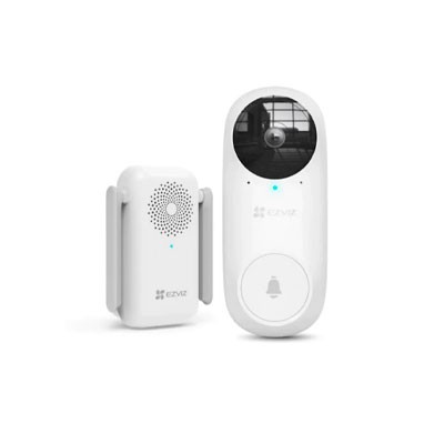 TIMBRE INTELIGENTE EZVIZ VIDEOPORTERO CON TIMBRE, BLANCO, CS-DB2C