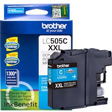 TINTA BROTHER LC505C XXL CYAN ALTO RENDIMIENTO