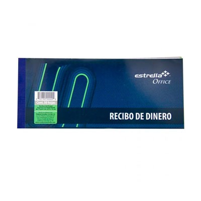 BLOCK ESTRELLA RECIBO DE DINERO 50 HJS