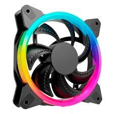 VENTILADOR OCELOT 120MM, 1200RPM, ILUMINACION RGB, NEGRO, OGF02
