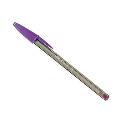 BOLIGRAFO BIC CRISTAL 0.7MM MORADA