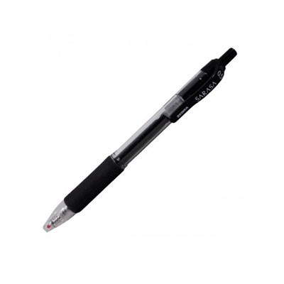 BOLIGRAFO ZEBRA SARASA ROLLERBALL RETRACTIL PUNTO FINO .5MM GEL NEGRA  8850