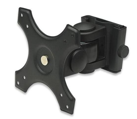 BRAZO MANHATTAN PORTA MONITOR PLANO P/PARED NEGRO 432351